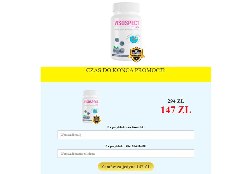 Rozwiązanie dla Twojego Zdrowia: Visospect Forte - overview